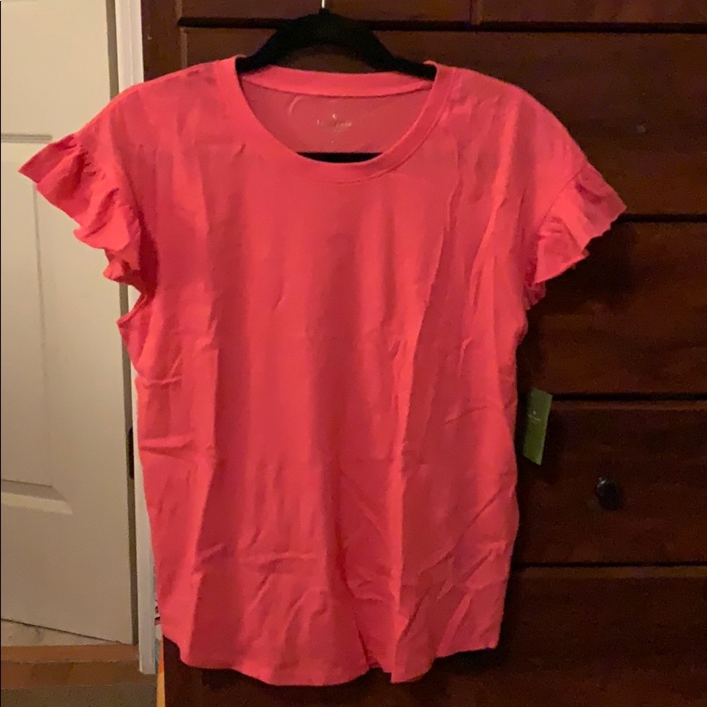 ♠️ Kate spade ruffle tee